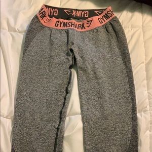 GYMSHARK dry pink band leggings